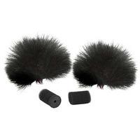 Rycote Black Lavalier Windjammer - pair