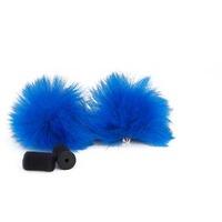 Rycote Blue Lavalier Windjammer - pair