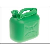 S STYLE Unleaded Petrol Can & Spout Green 5 Litre