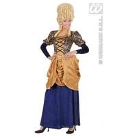 S Blue Ladies Womens Marquise Dress Costume Outfit for Noblemen Coutesans 18th Century Fancy Dress Female UK 8-10 Blue
