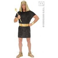 S Mens Pharaoh Costume for Cleopatra Egyptian Queen Fancy Dress Male UK 38-40 Chest