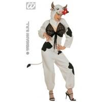 S Ladies Womens Sexy Cow Animal Costume for Farm Bull Fancy Dress Female UK 8-10