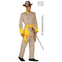 S Mens Confederate General Costume Outfit for USA Civil War Army Fancy Dress Male UK 38-40 Chest