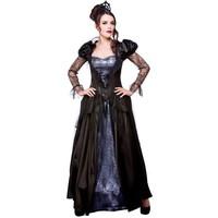 (S) Ladies Wicked Queen Halloween Costume for Fancy Dress Womens S