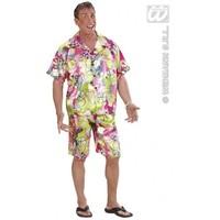 S Mens Hawaiian Man Costume Outfit for Tropical Caribbean Fancy Dress Male UK 38-40 Chest