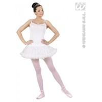 S White Ladies Womens Prima Ballerina Costume Outfit for Gymnastics Dancer Ballerina Fancy Dress Female UK 8-10 White