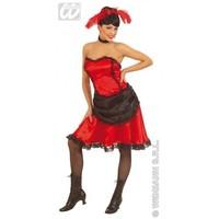 S Ladies Womens Saloon Beauty Costume for Baroque Moulin Rouge Wild West Fancy Dress Female UK 8-10