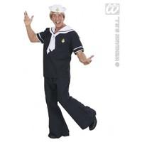 S Mens Sailor Costume Outfit for Captain 40s Fancy Dress Male UK 38-40 Chest