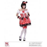 S Ladies Womens Mouse Costume Outfit for Animal Rodent Mice Fancy Dress Female UK 8-10
