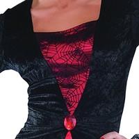s ladies womens countess vampiretta costume for dracula fancy dress ou ...
