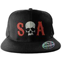 s o a embroidered snapback cap