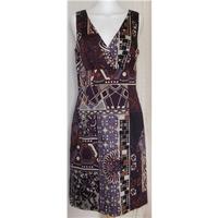 s oliver size 10 multi coloured sleeveless dress