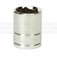 S0659 WallDrive Socket 22mm 1/2\