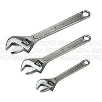 s0448 adjustable wrench set 3pc 150 200 250mm