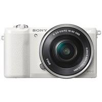 S0NY Alpha A5100 with 16-50mm Interchangeable Lens Digital Camera (PAL) - White