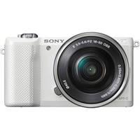 s0ny alpha a5000 mirrorless digital camera kit with 16 50mm lens white