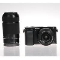 S0NY Alpha A6000 with 16-50mm & 55-210mm Lens Digital Mirrorless Camera (PAL) - Black
