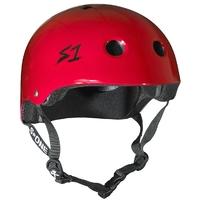 s1 lifer multi impact helmet red gloss