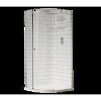 s8 cube 8mm single door quadrant shower enclosure 800mm x 800mm