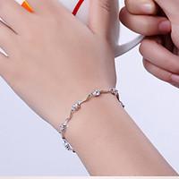 S925 Pure Stering Silver AAA Zircon Bracelet, Fine JewelryImitation Diamond Birthstone Christmas Gifts
