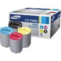 Samsung CLPP300C Original Toner Cartridges - 4 Pack BK/C/M/Y