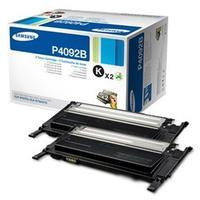 Samsung CLT-P4092B/ELS Black Original Toner Cartridges -Twin Pack