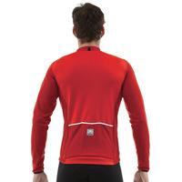 Santini Tempo LS Cycling Jersey Red