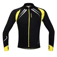 santic cycling fleece thermal long jersey fall winter jacket