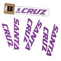 Santa Cruz Custom Downtube Decal Purple