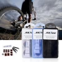 SAHOO Mini Portable Bicycle Tire Repair Kit Tool Set Cycling Bike Maintenance Kit Tyre Patch Lever Glue with Box