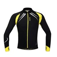 santic cycling fleece thermal long jersey fall winter jacket