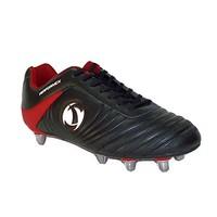 Samurai Katana Rugby Boots [black/red]-UK 8.5