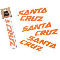 Santa Cruz Custom Downtube Decal Orange