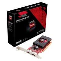 sapphire amd firepro w2100 2gb ddr3 dual dp pci e professional graphic ...