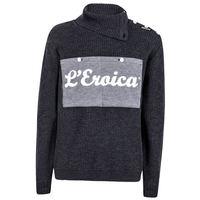 santini eroica ribbed wool sweater grey