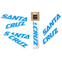 Santa Cruz Custom Downtube Decal Blue