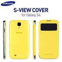 Samsung S Official View Case For Galaxy S4 - Yellow