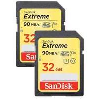 Sandisk 32gb Extreme Sdhc Uhs-1 2pk