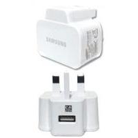 samsung usb 3 pin mains charger plug only white