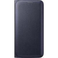 Samsung Flip cover Flip Wallet PU Compatible with (mobile phones): Samsung Galaxy S6 Edge Black