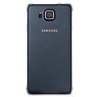 Samsung Back cover Back Cover Compatible with (mobile phones): Samsung Galaxy Alpha Black