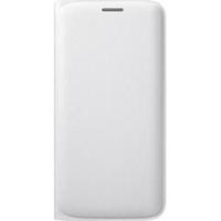 Samsung Flip cover Flip Wallet PU Compatible with (mobile phones): Samsung Galaxy S6 Edge White