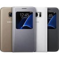 Samsung Flip cover S View Compatible with (mobile phones): Samsung Galaxy S7 Silver