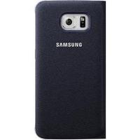 Samsung Flip cover Flip Wallet Compatible with (mobile phones): Samsung Galaxy S6 Edge Black
