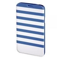 Samsung Galaxy S5 (Neo) Stripes Booklet Case (Blue/White)