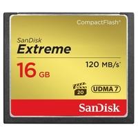 SanDisk SDCFXS-016G-X46 16GB Extreme 120MB/s UDMA 7 CompactFlash Memory Card