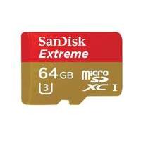 Sandisk 64gb Extreme Microsd Card & Adpt