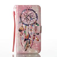 Samsung Galaxy S8 Plus S8 Phone Case 3D Effect Dream Catcher Pattern PU Material Wallet Section Phone Case for S7 Edge S7 S6 Edge S6 S5
