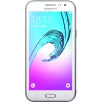 Samsung Galaxy J3 (2016) (8GB White) on 4GEE 16GB (24 Month(s) contract) with UNLIMITED mins; UNLIMITED texts; 16000MB of 4G Double-Speed data. £47.99