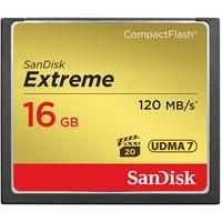 sandisk extreme 16gb 120mbsec compact flash card